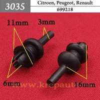 699218 - Автокрепеж для Citroen, Peugeot, Renault