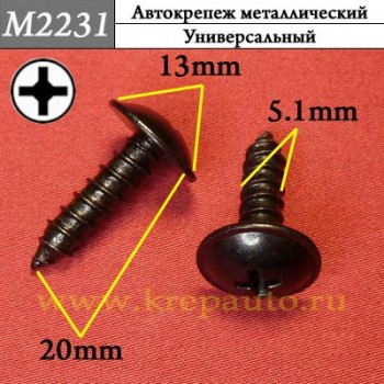 M2231 - Саморез металлический универсальный для иномарок