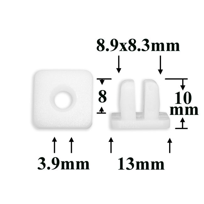 0432 Клипса под саморез Acura, Honda, Nissan, Toyota, Mazda
