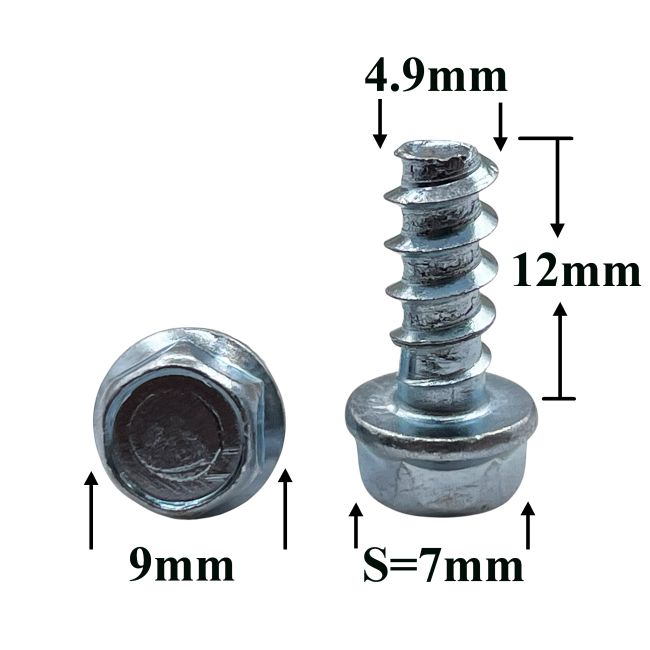 R2132 Саморез 4,9х12 под ключ