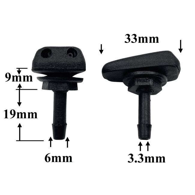 F257 Форсунка стеклоомывателя лобового стекла для VAG