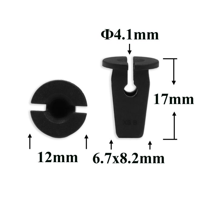 Клипса под саморез крепления бампера, защиты, крыльев, брызговиков для VAG