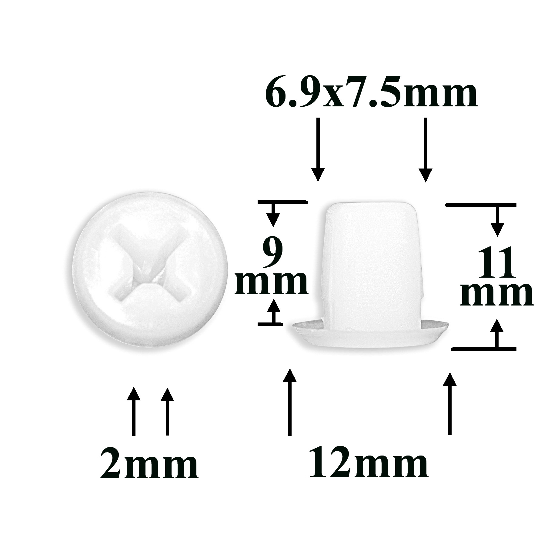 0622 Клипса под саморез Infiniti, Nissan, Mitsubishi