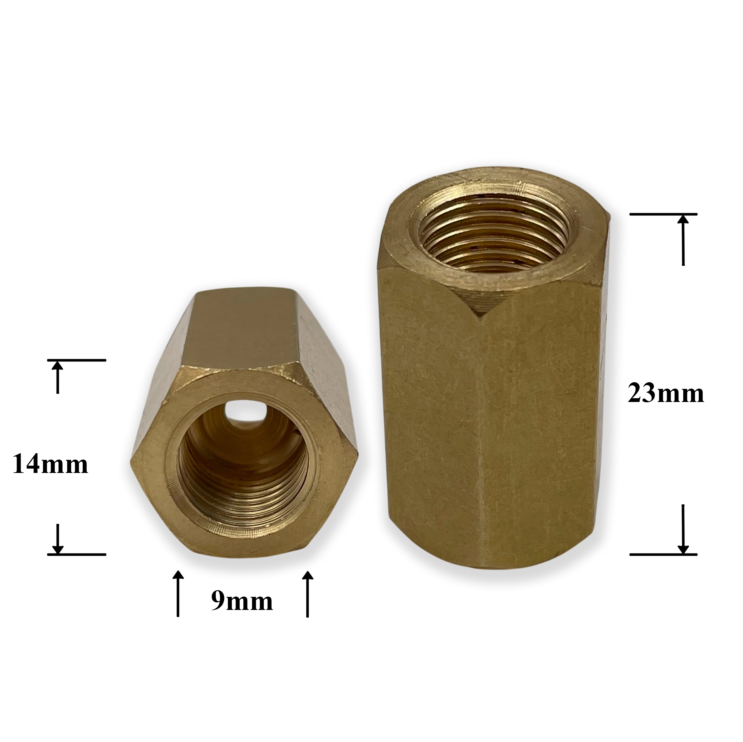 TT050 Переходник латунь М10х1 / М10х1,25 - TX/L