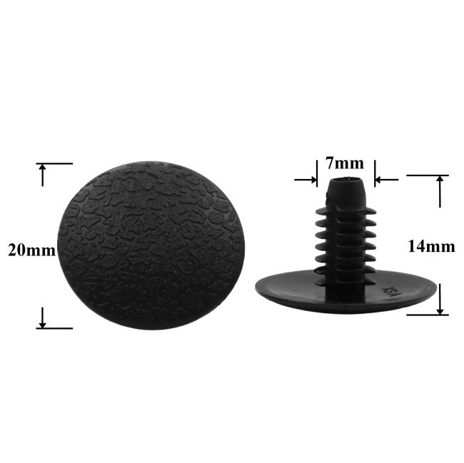 1861 Автокрепеж для Citroen, Peugeot