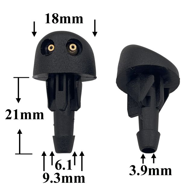 F272 Форсунка стеклоомывателя лобового стекла для Citroen, Peugeot