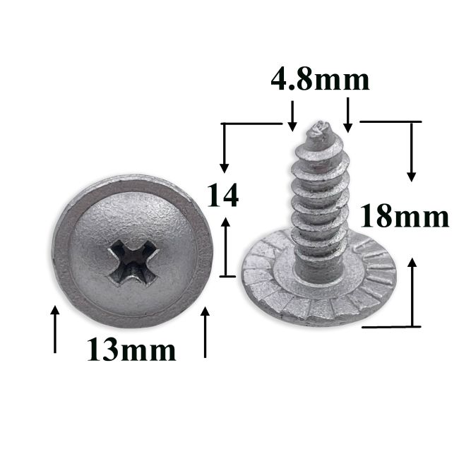 Саморез с полугруглой головкой