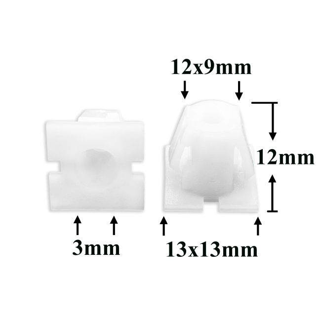 1162 Клипса под саморез Hyundai, Kia