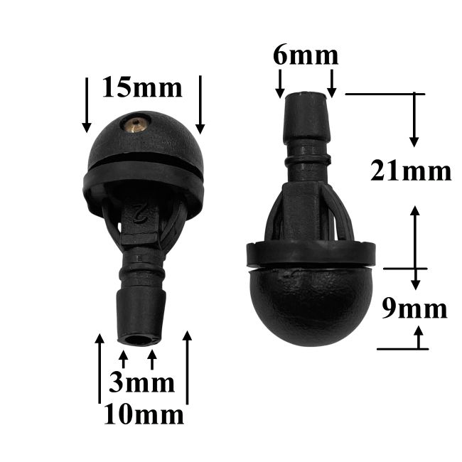 F262 Форсунка стеклоомывателя лобового стекла для Renault