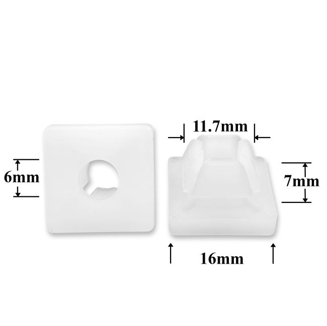 Клипса под саморез Audi, Chevrolet, Daewoo, GM, Opel, Seat, Skoda, Volkswagen