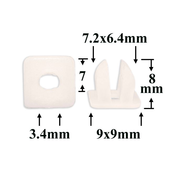 0364 Клипса под саморез Infiniti, Nissan, Mazda, Acura, Honda