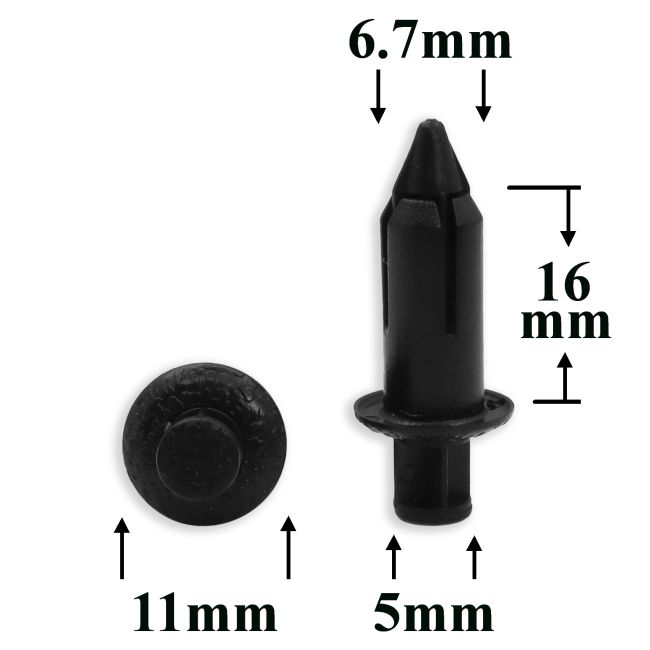 Пистон внутренней отделки для Mitsubishi, Suzuki, Lexus, Toyota, GM, Chrysler, Jeep