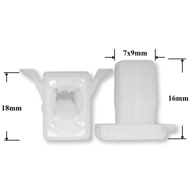 1736 Клипса под саморез Land Rover