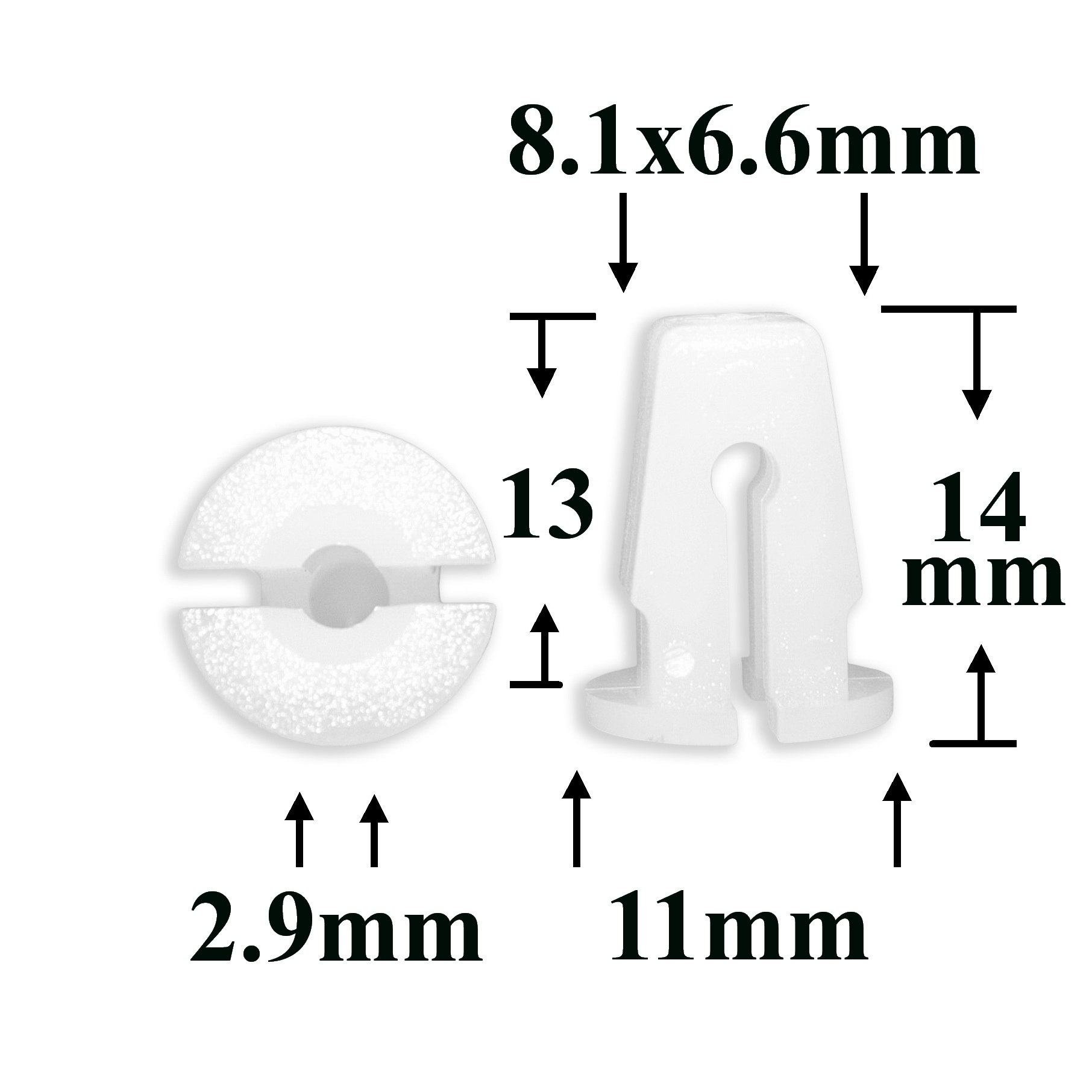 0958 Клипса под саморез VAG