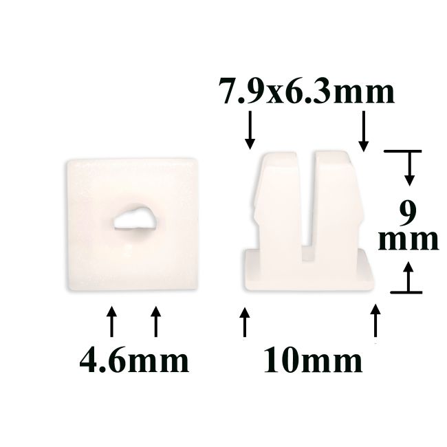 0460 Клипса под саморез GM, Chrysler, Dodge, Jeep