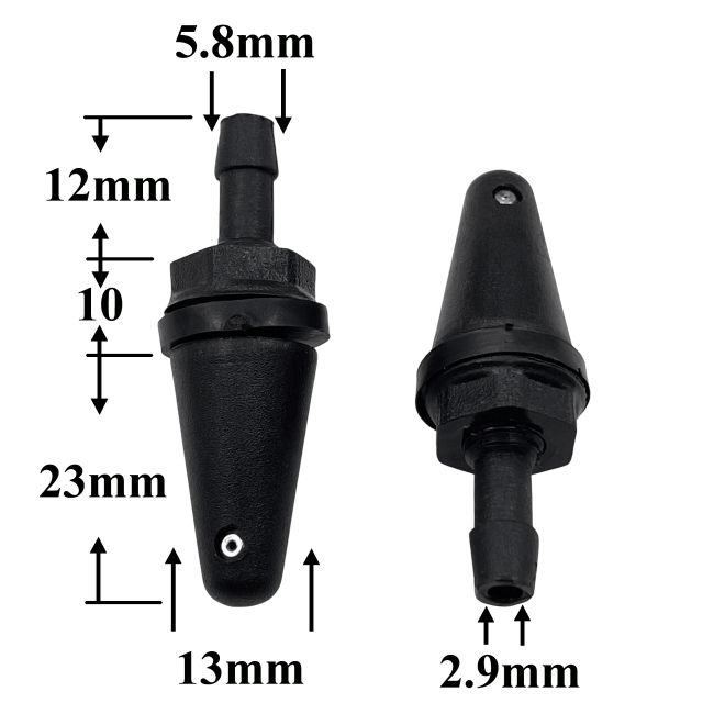 F261 Форсунка стеклоомывателя лобового стекла для Mazda