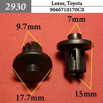 2930 Автокрепеж для Lexus, Toyota