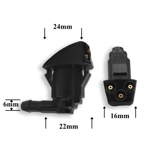 F328 Форсунка стеклоомывателя лобового стекла для Hyundai, KIA