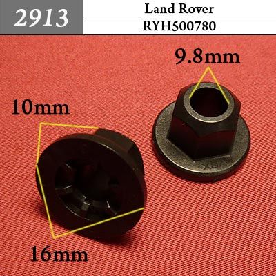 2913 Клипса под саморез Land Rover, Jaguar
