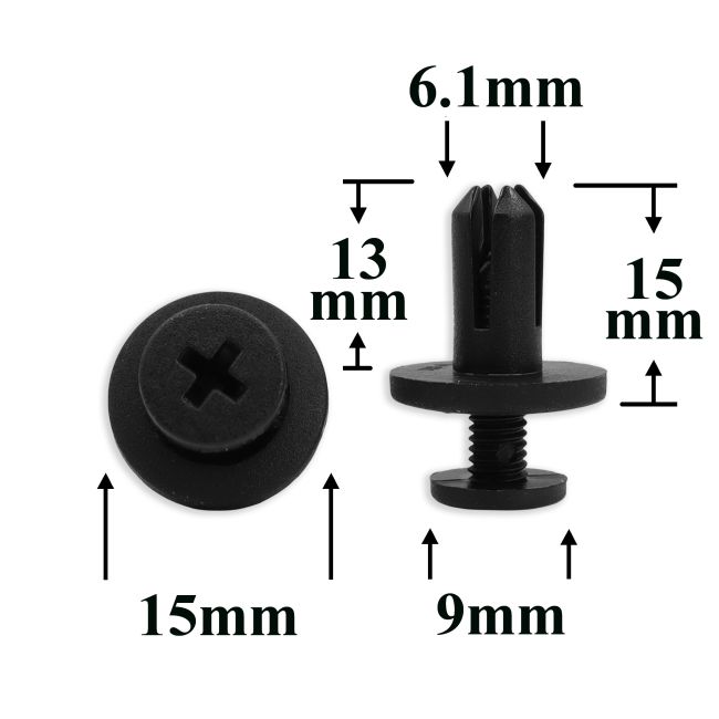 1447 Автокрепеж для Acura, Honda, Nissan, Isuzu, Suzuki, Toyota