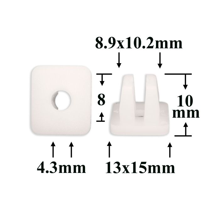 0433 Клипса под саморез Acura, Honda