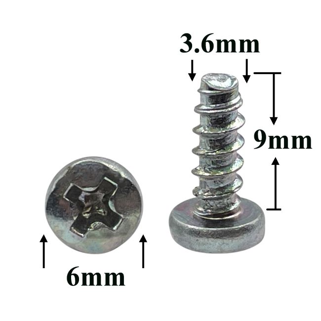 R2033 Саморез 3,6х9,5 с цил.головкой