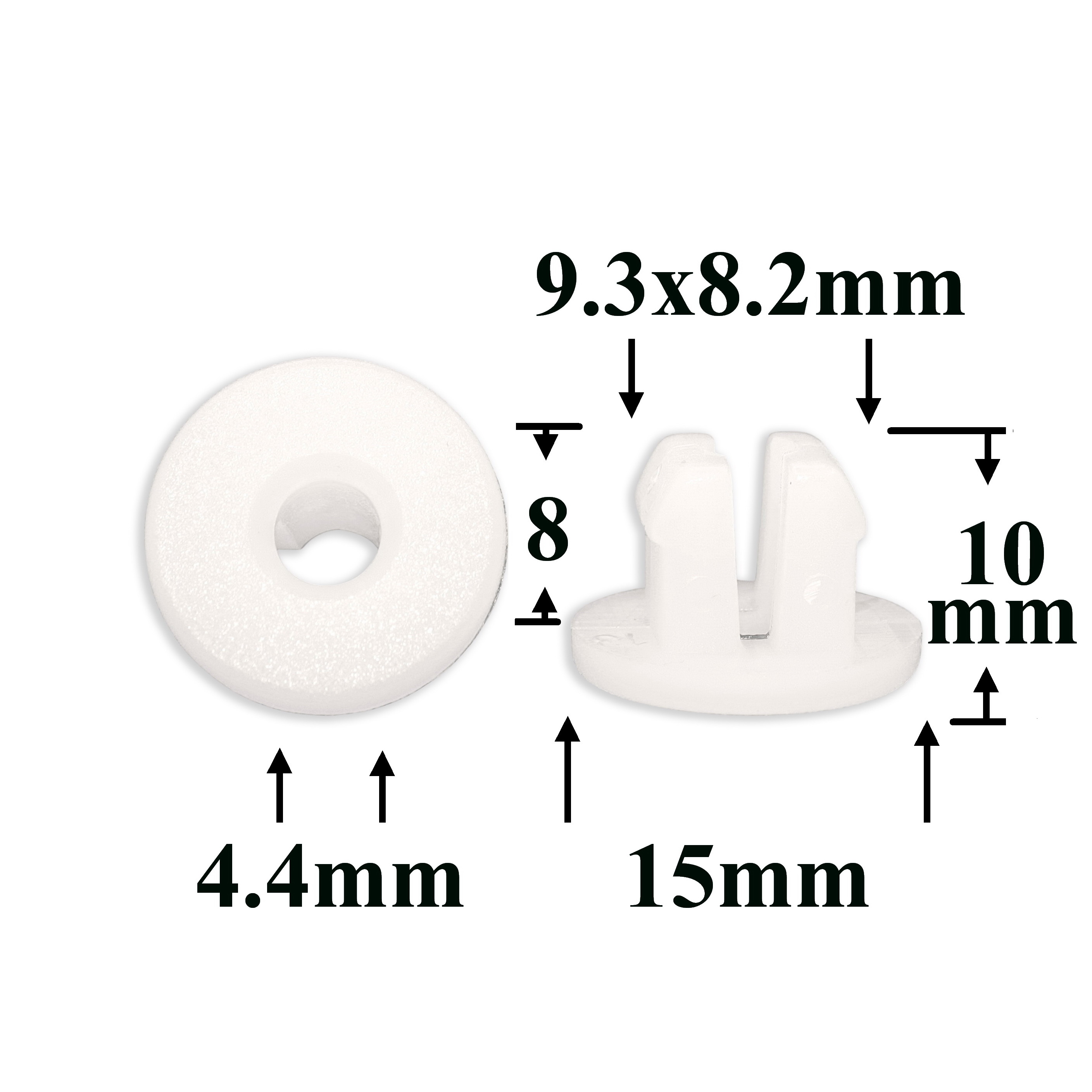0568 Клипса под саморез Infiniti, Nissan, Mitsubishi, Lexus, Toyota, Subaru
