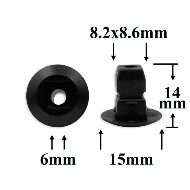 0919 Клипса под саморез VAG, Alfa Romeo, Fiat, Lancia