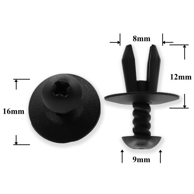 1858 Автокрепеж для Jaguar, Mercedes, Volvo