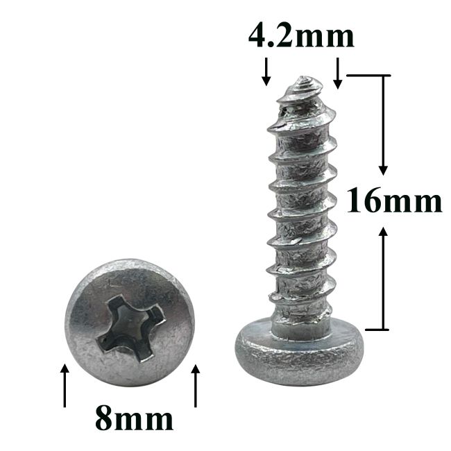 R2104 Саморез 4,3х15,9 с цил.головкой