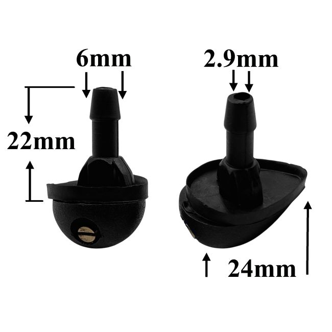 F010 Форсунка стеклоомывателя лобового стекла