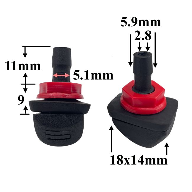 F242 Форсунка стеклоомывателя лобового стекла для Shacman