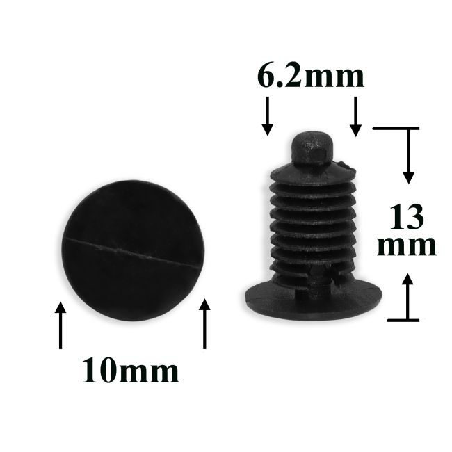 Клипса крепежная нажимная для GM, Chrysler, Dodge, Jeep