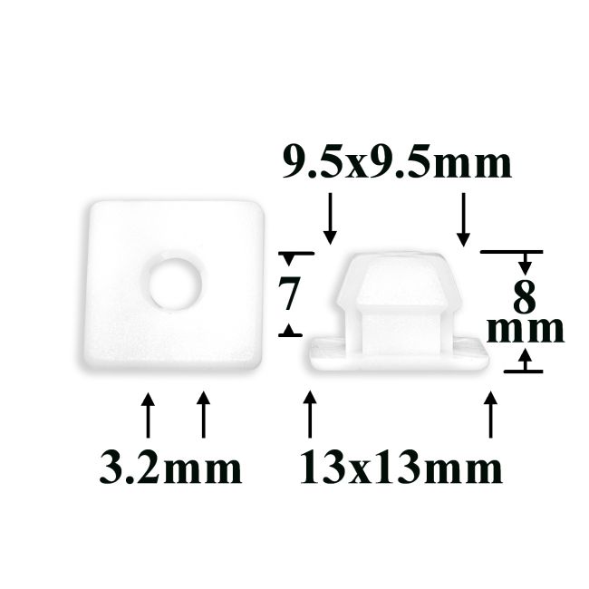 0366 Клипса под саморез GM, Chrysler, Dodge, Jeep