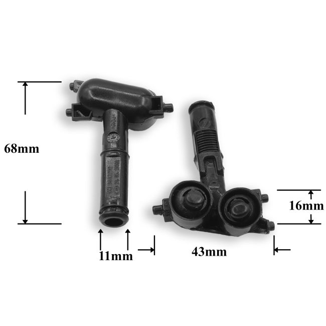 F278 Форсунка стеклоомывателя лобового стекла для Dodge, Jeep