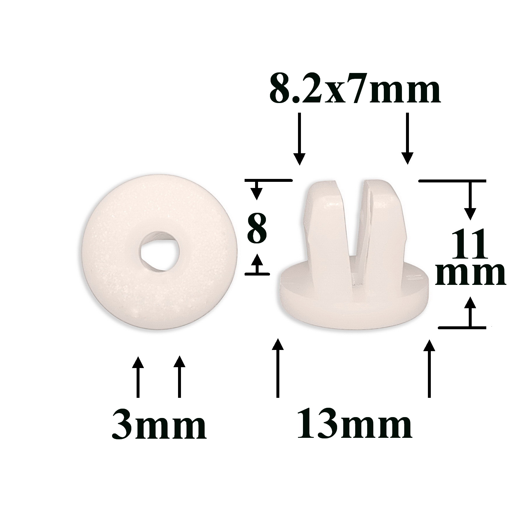 0524 Клипса под саморез GM, Chrysler, Dodge, Jeep