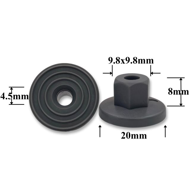 Клипса под саморез Audi, Bentley, Bugatti, Lamborghini, Porsche, Seat, Skoda, Volkswagen