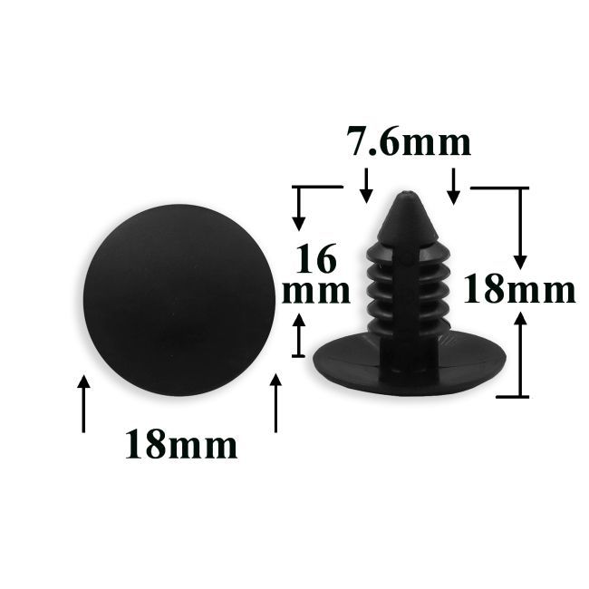 Клипса крепления отделки салона, багажника для AMC, Ford, GM, Chrysler, Dodge, Jeep, VAG