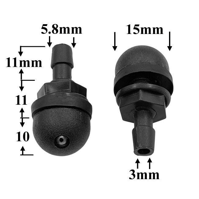 F267 Форсунка стеклоомывателя лобового стекла для Lexus, Toyota