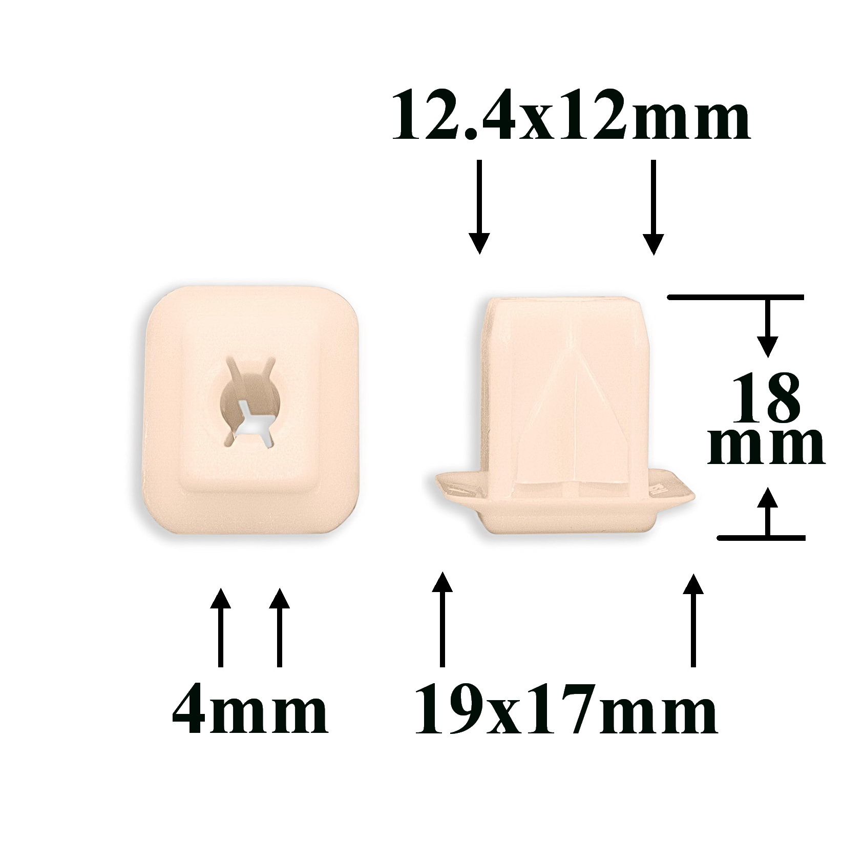 0626 Клипса под саморез GM, Chrysler, Dodge, Jeep