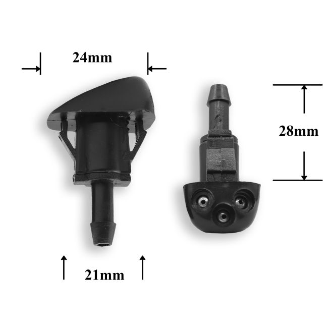 F284 Форсунка стеклоомывателя лобового стекла для Dodge, Jeep