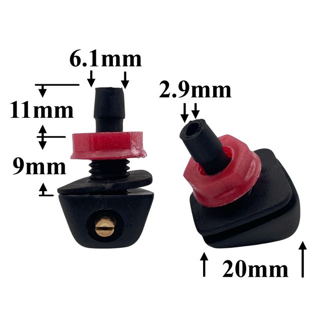 F009 Форсунка стеклоомывателя лобового стекла "Bertone"