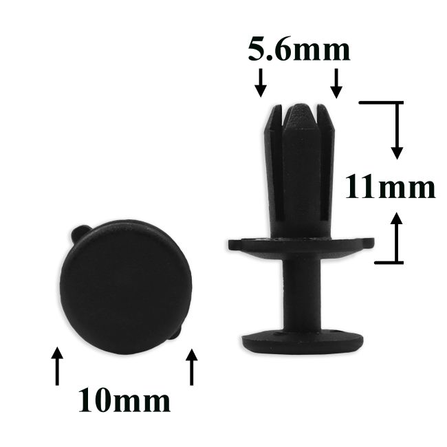 Пистон распорный крепления бампера, защиты, подкапотных элементов для Bentley, Porsche, VAG