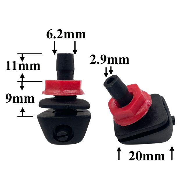 F013 Форсунка стеклоомывателя лобового стекла Лады Приоры