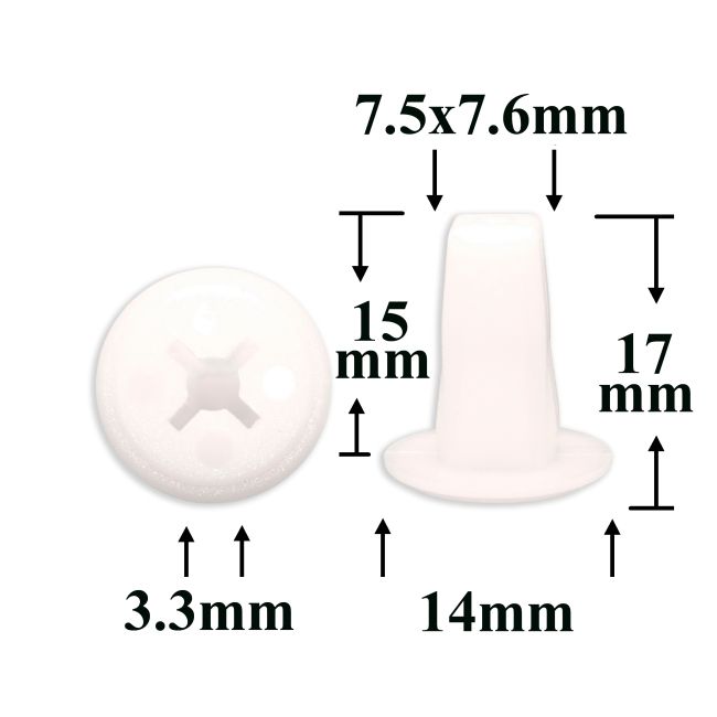 0447 Клипса под саморез Acura, Honda, Hyundai, Kia