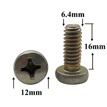 Винт (саморез) 6,35х15,5 кронштейна бампера 08