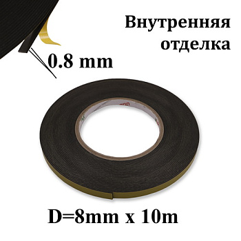 U311 Клейкая лента Lohmann 9660 AP 8mm*10m (Германия)