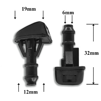 F333 Форсунка стеклоомывателя лобового стекла для Ford